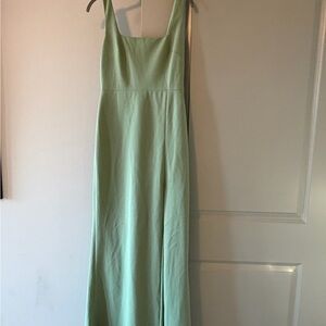 Anthropologie BHLDN Blake Square Neck - Stretch Crepe Maxi Dress - Worn Once